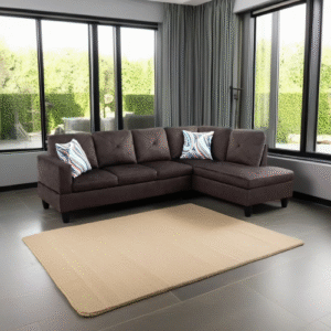 Hommoo 4 Seat Sectional Sofa Living Room Furniture Sets